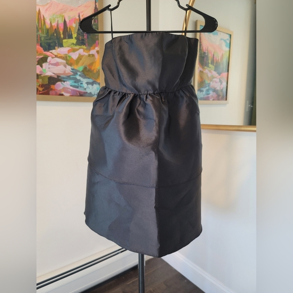 Fashion Nova Dresses & Skirts - Fashion Nova Black Satin Mini Dress, Size XL